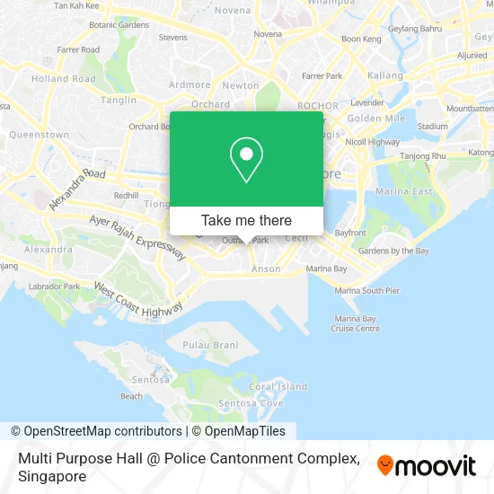 Multi Purpose Hall @ Police Cantonment Complex map