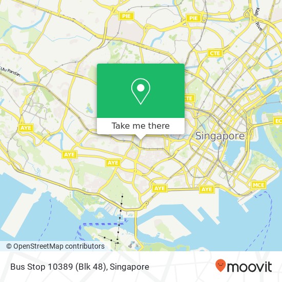 Bus Stop 10389 (Blk 48) map