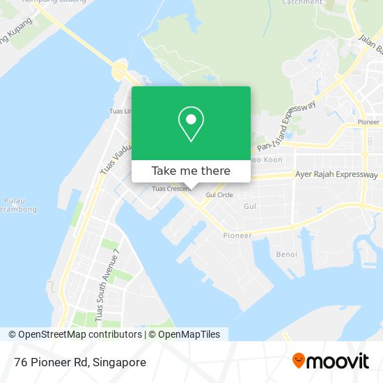 76 Pioneer Rd map