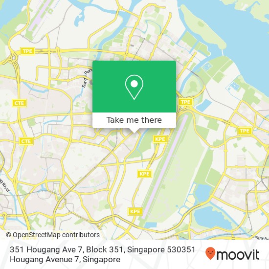 351 Hougang Ave 7, Block 351, Singapore 530351 Hougang Avenue 7地图