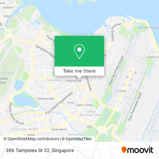 386 Tampines St 32地图