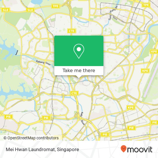 Mei Hwan Laundromat map