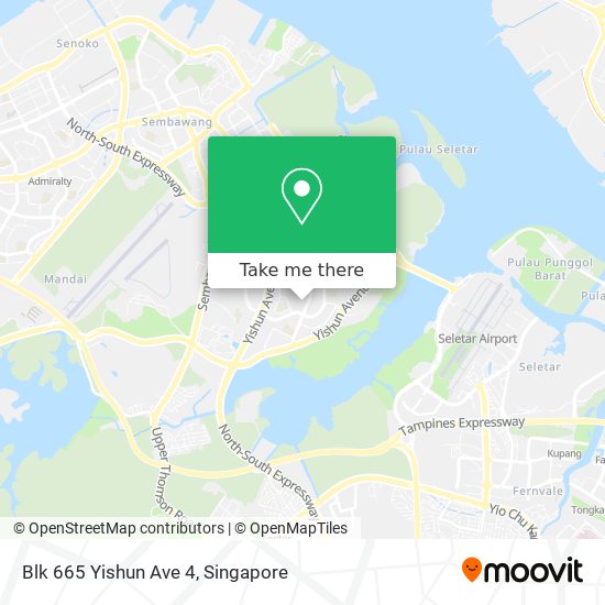 Blk 665 Yishun Ave 4 map