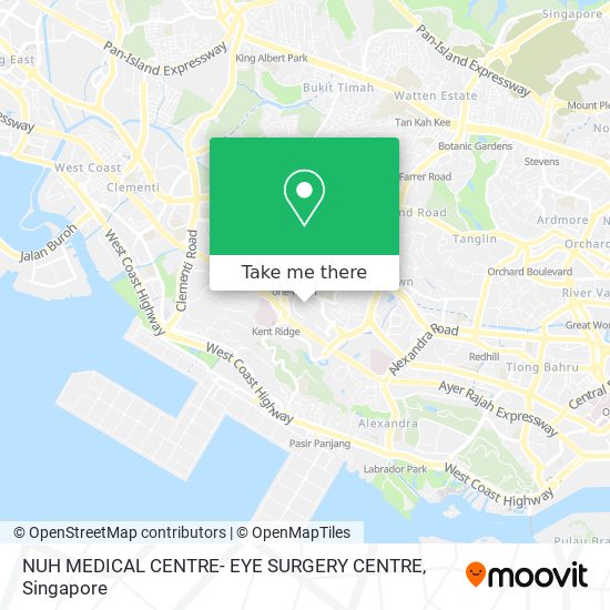 NUH MEDICAL CENTRE- EYE SURGERY CENTRE map