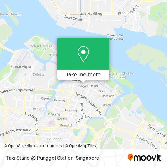 Taxi Stand @ Punggol Station map