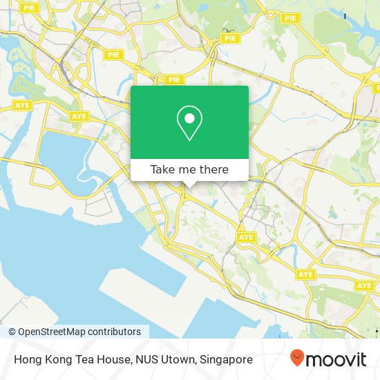 Hong Kong Tea House, NUS Utown map