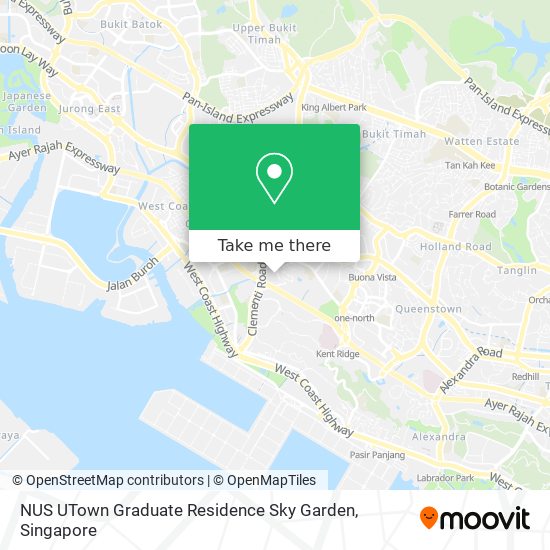 NUS UTown Graduate Residence Sky Garden map