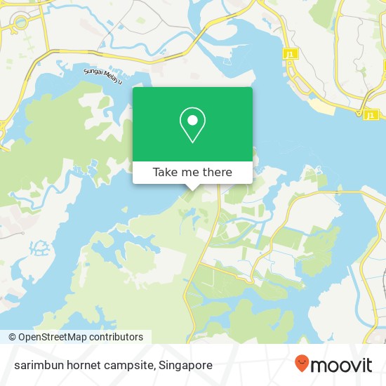 sarimbun hornet campsite map