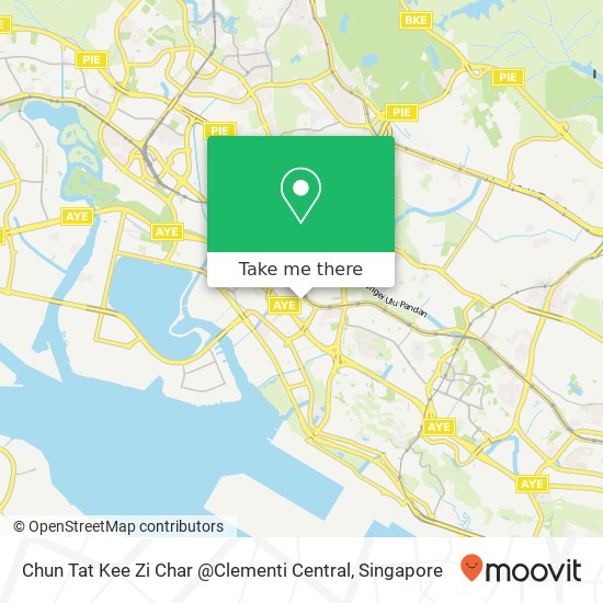 Chun Tat Kee Zi Char @Clementi Central map