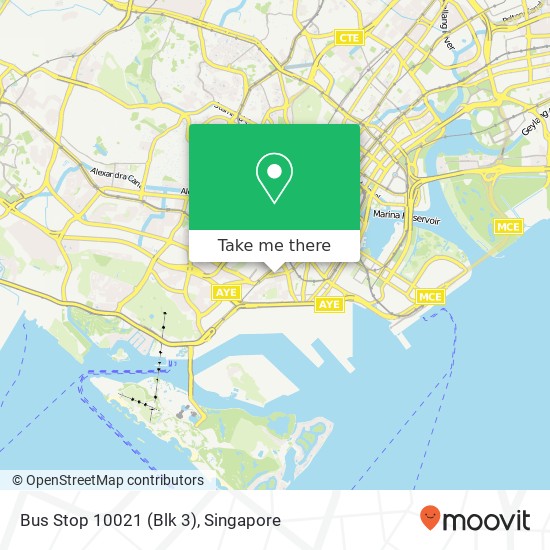 Bus Stop 10021 (Blk 3) map