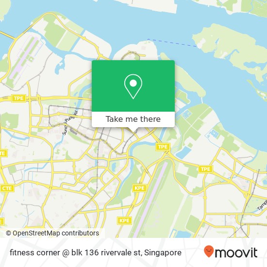 fitness corner @ blk 136 rivervale st map