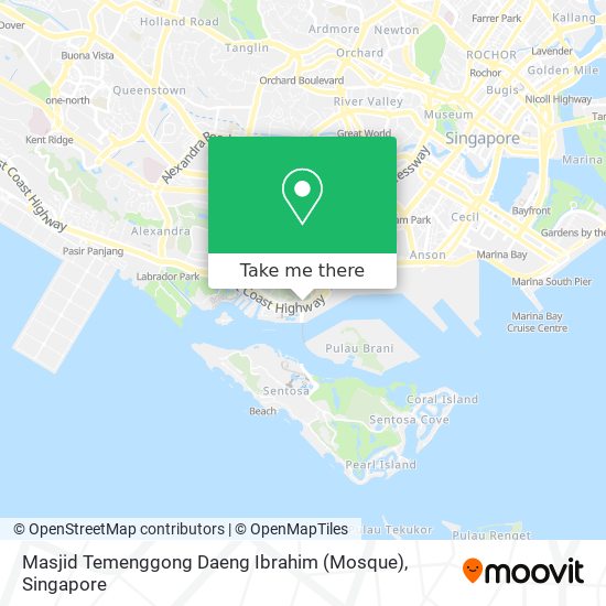 Masjid Temenggong Daeng Ibrahim (Mosque) map