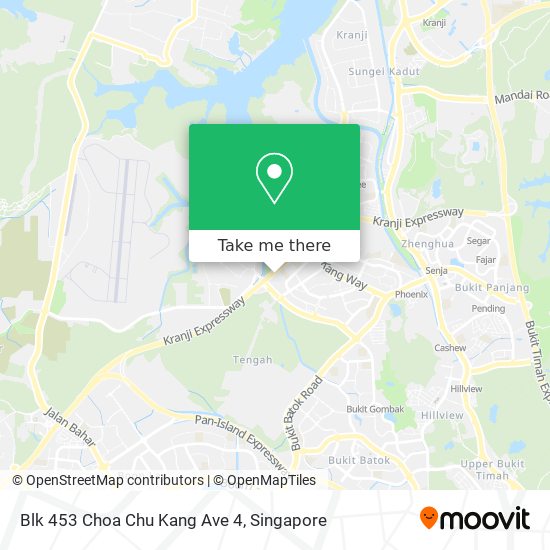 Blk 453 Choa Chu Kang Ave 4 map