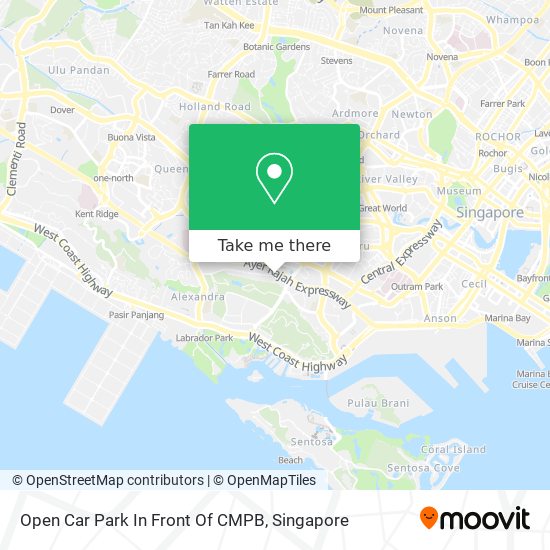 Open Car Park In Front Of CMPB map