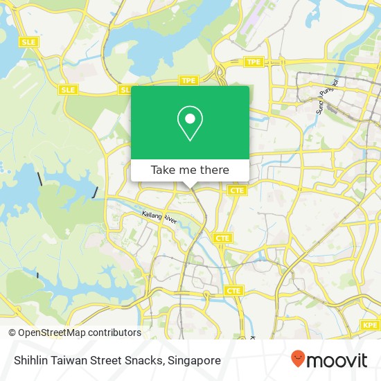 Shihlin Taiwan Street Snacks map