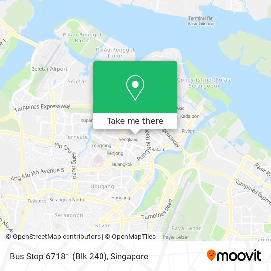 Bus Stop 67181 (Blk 240) map