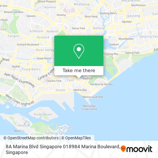 8A Marina Blvd Singapore 018984 Marina Boulevard map