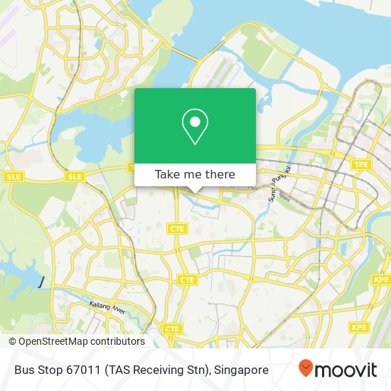 Bus Stop 67011 (TAS Receiving Stn) map