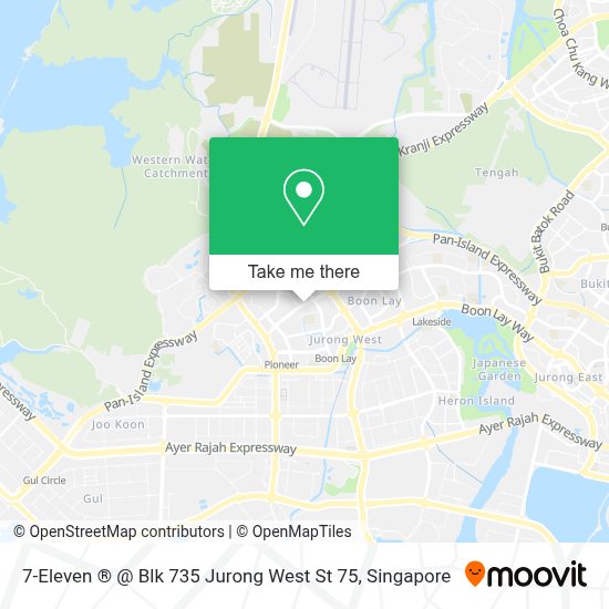 How To Get To 7 Eleven Blk 735 Jurong West St 75 In Singapore By Bus Or Metro