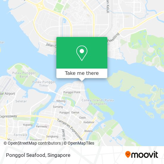 Ponggol Seafood map