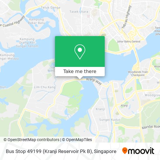 Bus Stop 49199 (Kranji Reservoir Pk B) map