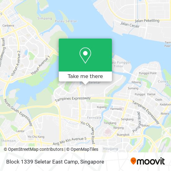 Block 1339 Seletar East Camp地图