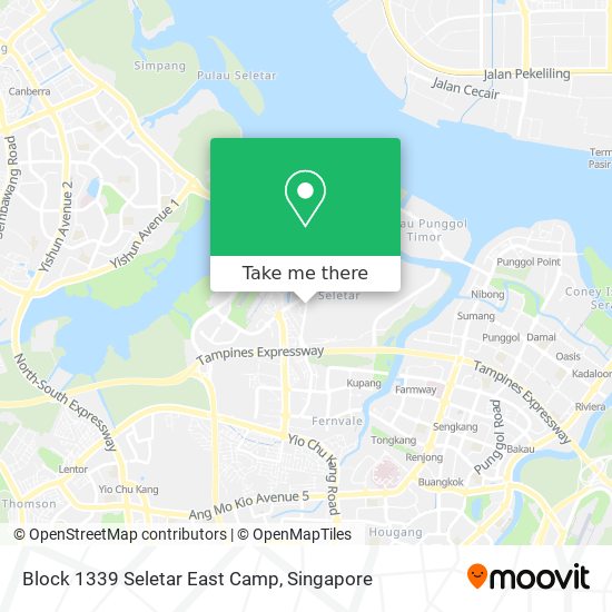 Block 1339 Seletar East Camp map