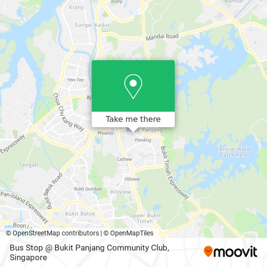 Bus Stop @ Bukit Panjang Community Club map