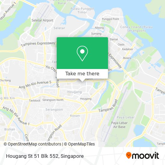 Hougang St 51 Blk 552地图