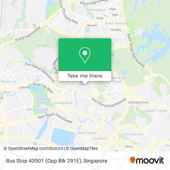 Bus Stop 43501 (Opp Blk 291E) map