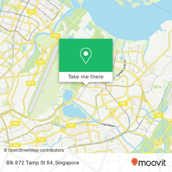 Blk 872 Tamp St 84 map
