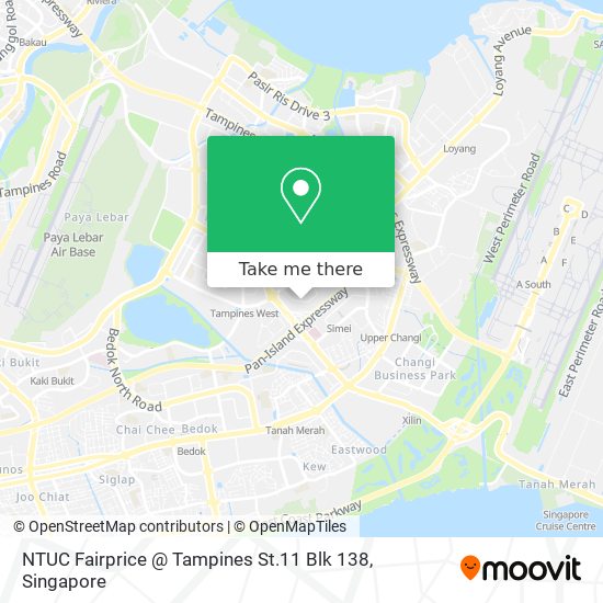 NTUC Fairprice @ Tampines St.11 Blk 138 map