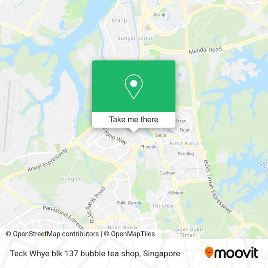 Teck Whye blk 137 bubble tea shop地图