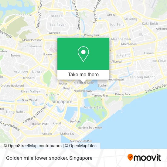 Golden mile tower snooker地图
