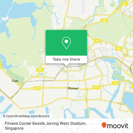 Fitness Corner Beside Jurong West Stadium地图