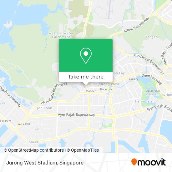 Jurong West Stadium地图