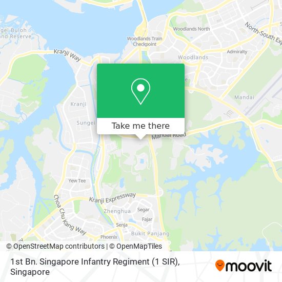 1st Bn. Singapore Infantry Regiment (1 SIR)地图