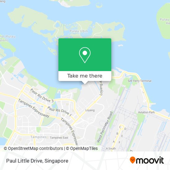 Paul Little Drive map