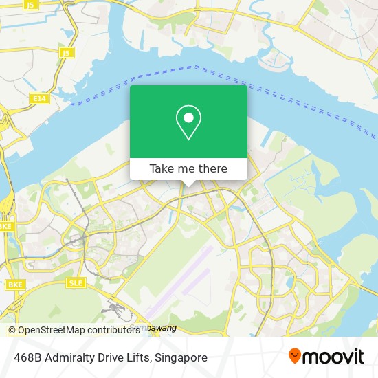 468B Admiralty Drive Lifts map