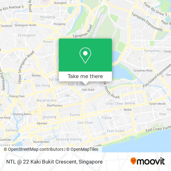 NTL @ 22 Kaki Bukit Crescent map