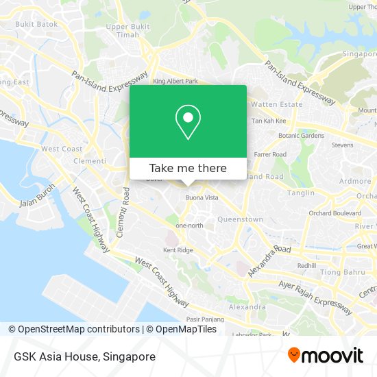 GSK Asia House map