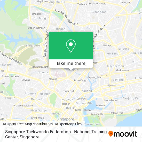 Singapore Taekwondo Federation - National Training Center map