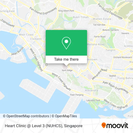 Heart Clinic @ Level 3 (NUHCS) map