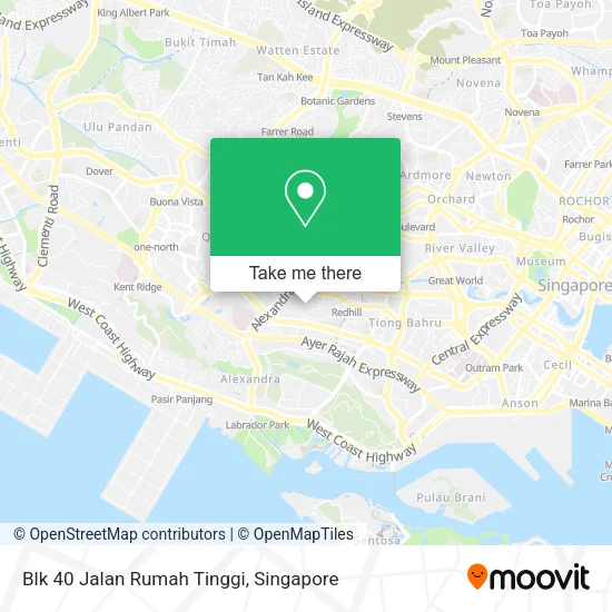 Blk 40 Jalan Rumah Tinggi地图