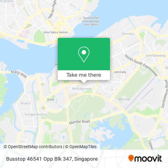 Busstop 46541 Opp Blk 347 map