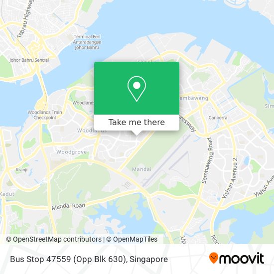 Bus Stop 47559 (Opp Blk 630) map