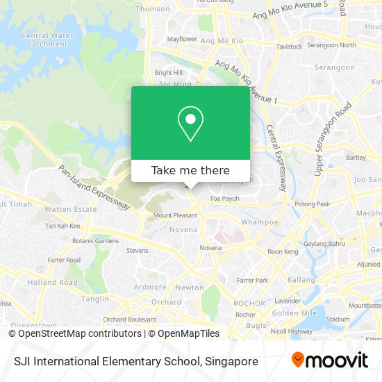 SJI International Elementary School map