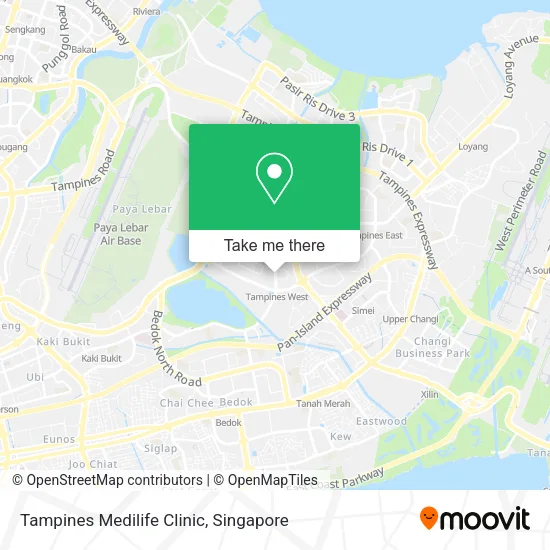 Tampines Medilife Clinic map