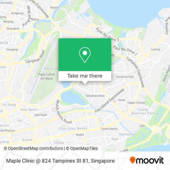 Maple Clinic @ 824 Tampines St 81 map