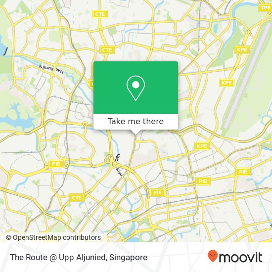 The Route @ Upp Aljunied map